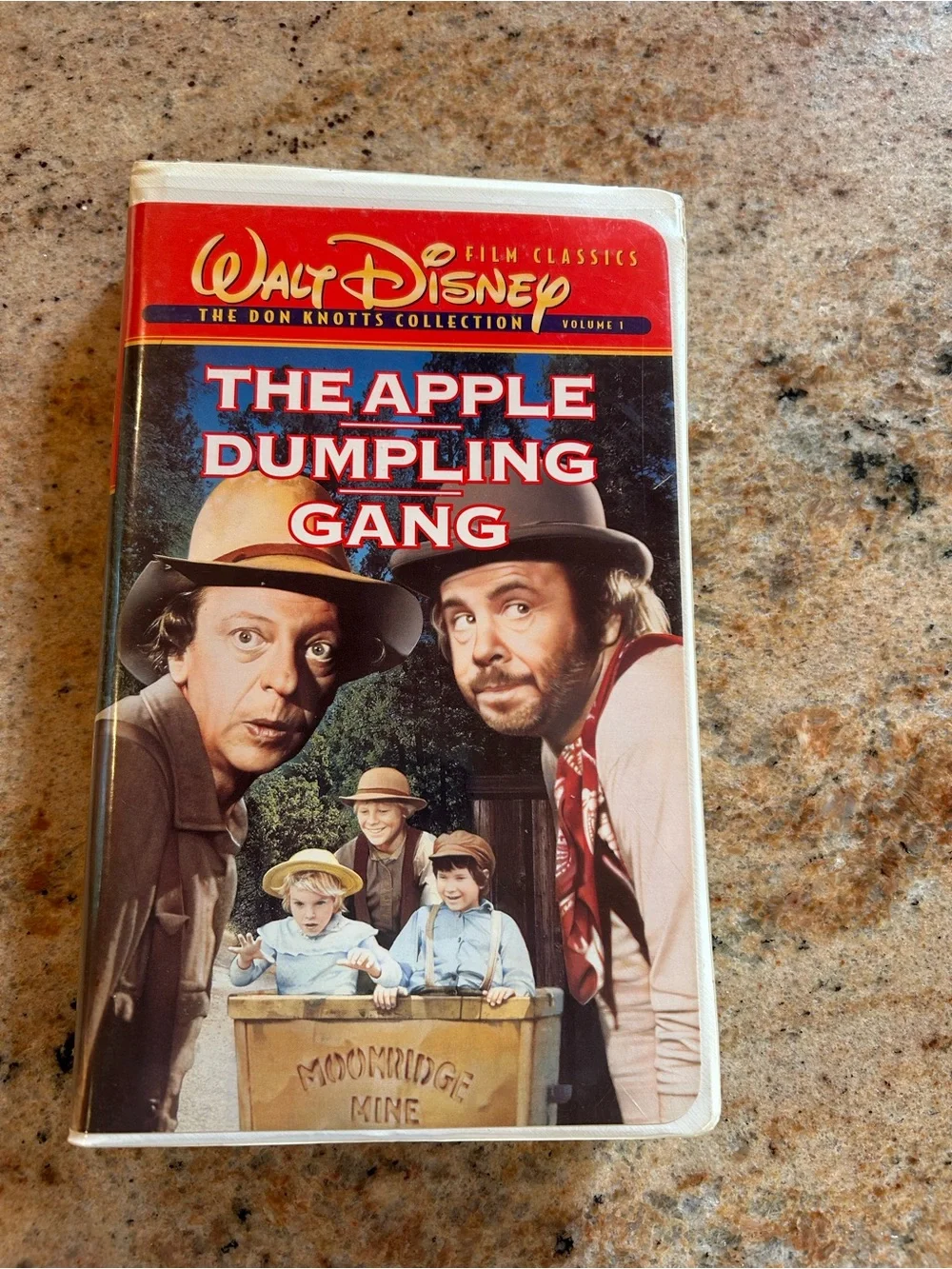 Walt Disney “The Apple Dumpling Gang” 1975 VHS from the Family Film Collection.